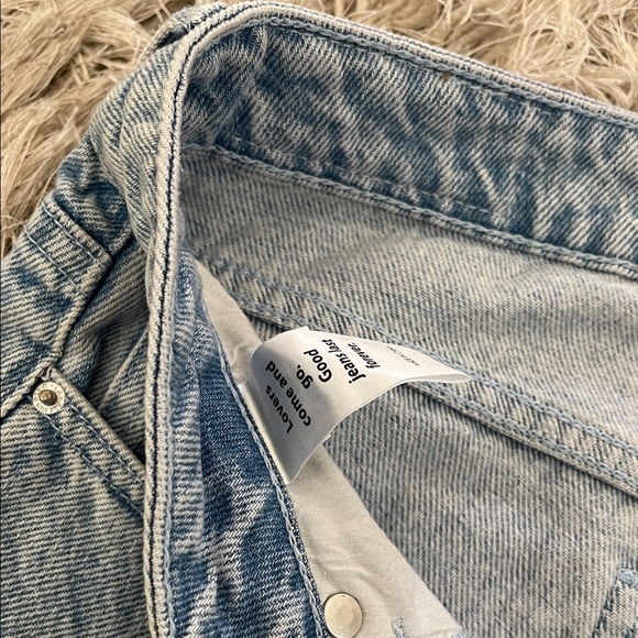 Pacsun Low Rise Straight Leg Jeans 26 blue - Picture 8 of 10